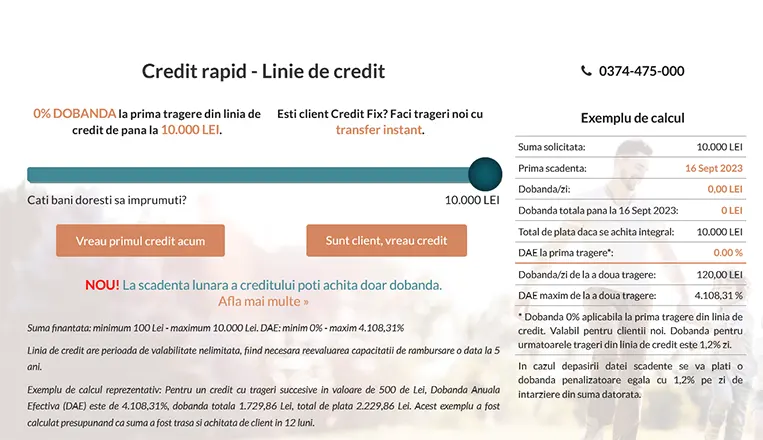 credit fix calculator
